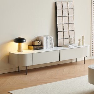 【MUNA家居】Y61型6.6尺玻璃電視櫃/抽屜緩衝滑軌