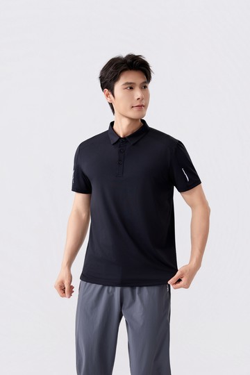 ATM 中性 POLO 涼感菱透 ( M-55公斤L-65公斤XL-75公斤2L-85公斤3L-95公斤) 26003BK/26003GB