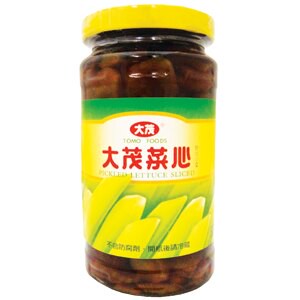 大茂 菜心 玻璃瓶 375g【康鄰超市】