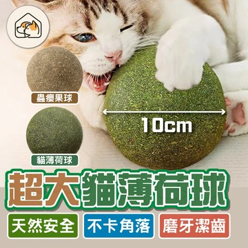 《家有毛孩🐾》貓薄荷球 貓草球 蟲癭果球 旋轉貓薄荷球 貓咪玩具 貓草球 貓薄荷玩具 貓零食 去毛球 貓咪磨牙球