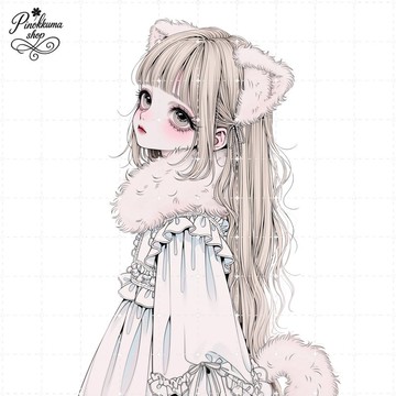 人物貼紙 / 女孩貼紙 / 拼貼素材