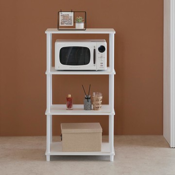 JD Furniture Ccamu 4層展示收納架  4層  白色  600 x 400 x 1120mm