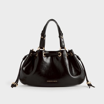 【CHARLES & KEITH】Moxie 抓皺水桶包｜快速出貨｜小CK