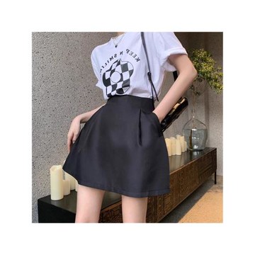 2025夏季新款高級感半身裙女高腰設計感花苞裙法式蓬蓬裙A字短裙