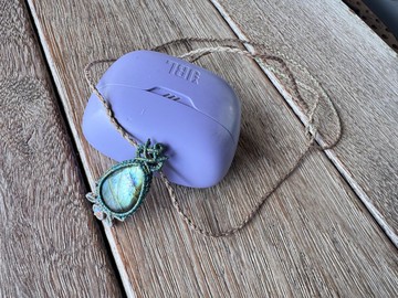 20251245 Macrame 拉長石 編織 頸鍊