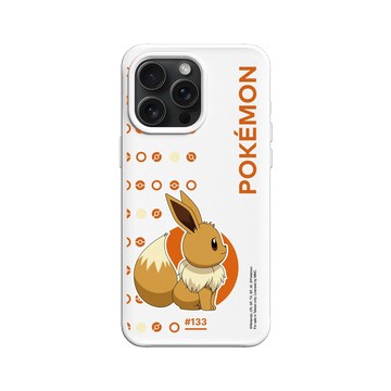 iPhone 15 Pro Max SolidX 白 - 寶可夢 Pokemon - 印花系列-伊布