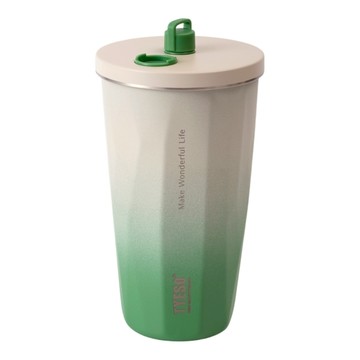 #304不鏽鋼漸層保溫杯600ml-青草綠