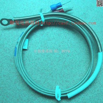 【卓越優選館】K型感溫線 熱電偶 測溫線 墊片探頭 不鏽鋼探頭 烤箱 熔爐 工業設備 廚房溫度傳感器