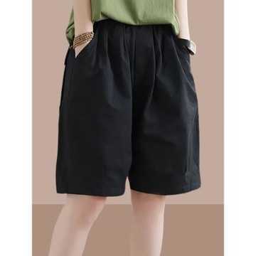 2026夏季新款女士五分褲薄款短褲直筒褲運動褲工裝闊腿小個子寬松