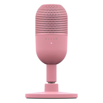 RAZER 雷蛇 魔音海妖麥克風 V3 MINI  14mm電容式麥克風  超心型指向收音模式  輕觸靜音感應器  粉晶色