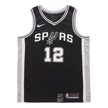 Nike NBA Jersey Basketball Jersey/Vest SW Fan Edition Aldridge Spurs No. 12 Team limited Black