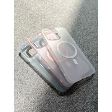 冰霧pc超薄蘋果16ProMax手機殼適用iPhone17ProMax透明17Air磁吸15Pro高級感14簡約13防摔保護套12微磨砂質感