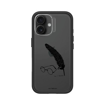 iPhone 16 Mod NX 黑 - 哈利波特 Harry Potter - 羽毛筆和眼鏡
