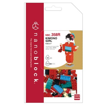 Nanoblock NBC_358R 和服女子