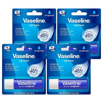 Vaseline 凡士林 護唇膏  原味無香  4.8g  4支
