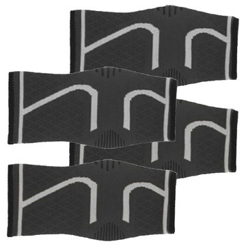 AOLIKES 奧力克斯 針織運動防護護踝  XL  黑色 + 灰色  2組