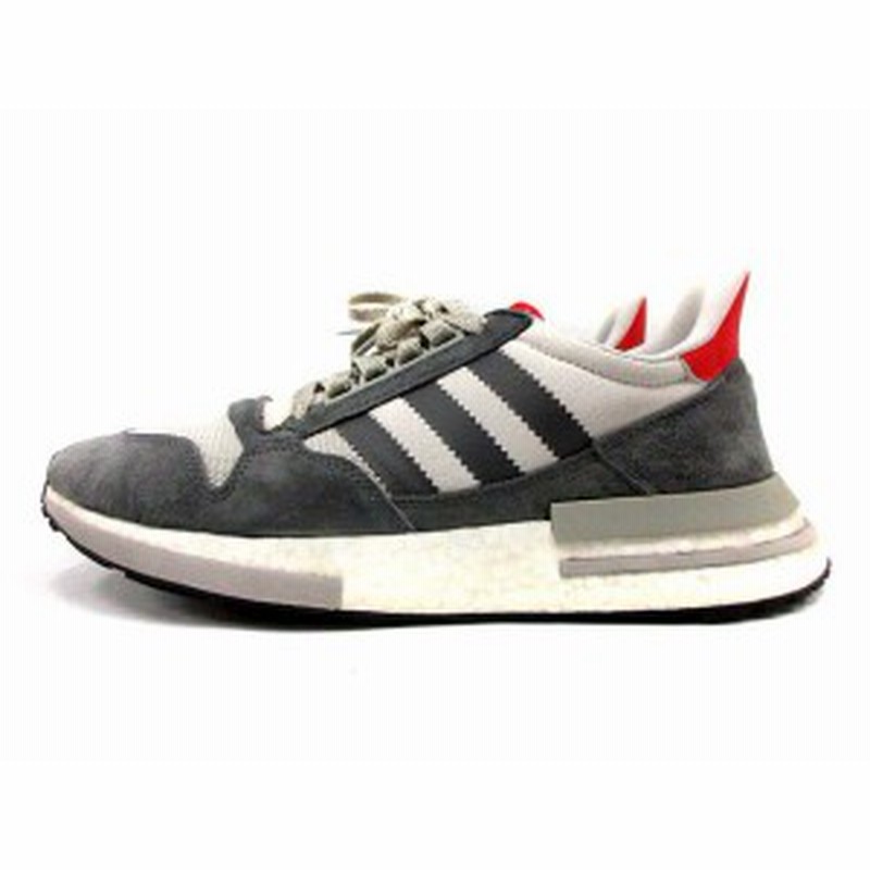 中古 アディダスオリジナルス Adidas Originals スニーカー シューズ ローカット スエード Zx 500 Rm B424 27 5 グレー 通販 Lineポイント最大1 0 Get Lineショッピング