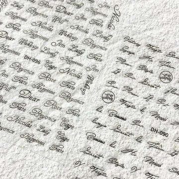 ✨台灣出貨✨簡約黑白金銀英文字母美甲貼紙燙金銀百搭字母手機殼平板指甲貼畫