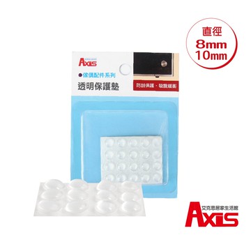 《艾克思》家俱電器防刮止滑吸震透明半圓保護墊
