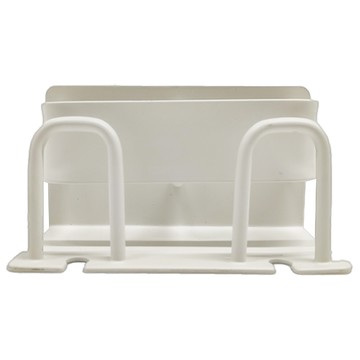 葉子小舖工作室 牙刷杯架 白色+兩個杯子 鋁製  1組