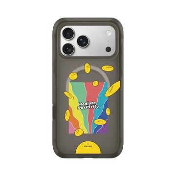 iPhone 17 Pro Max AirX 本質黑 - Positive Vibes / 正好能量 - 揮灑正能量