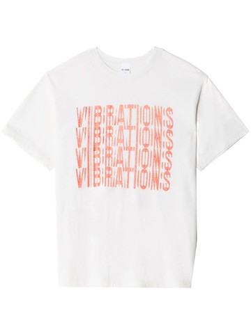 RE/DONE - 90's Easy Vibrations cotton T-shirt - women - Cotton - M - White