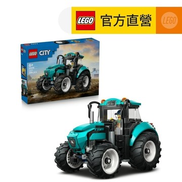 【LEGO樂高】城市系列 60498 拖拉機(玩具車 創意力遊戲)