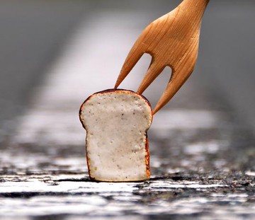 厚片吐司陶製字條夾