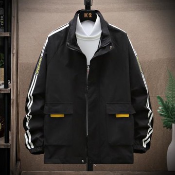 外套男春秋季新款沖鋒衣韓版潮流夾克痞帥氣休閑百搭褂子潮牌風衣