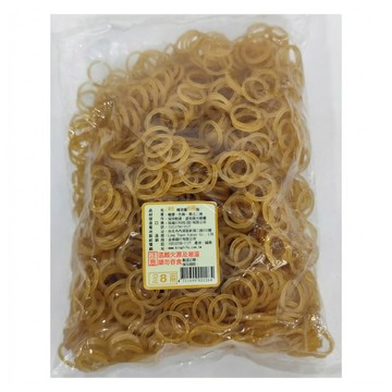 Life 徠福 橡皮圈 8兩  黃色  1包