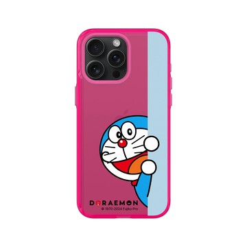 iPhone 15 Pro Max Clear 粉漾桃 - 哆啦A夢 Doraemon - 探頭看一看