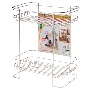 皇家 歐式收納架 2層  21 x 32.3 x 40cm  1個  銀色