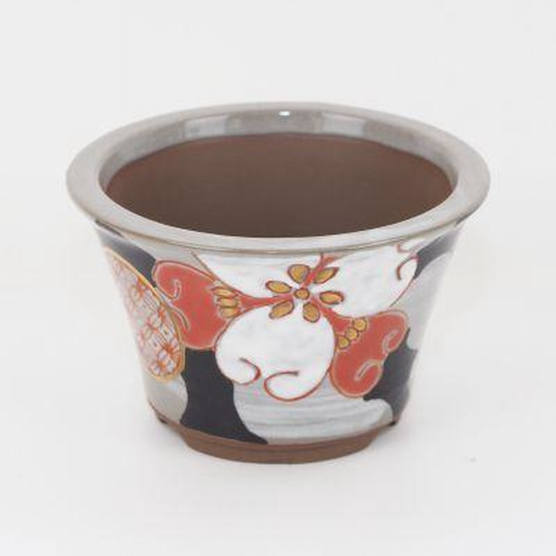 祥山　九谷　楕円　盆栽鉢 盆栽鉢 九谷祥山 楕円鉢 : はニわ株式会社 Yahoo!ショップ
