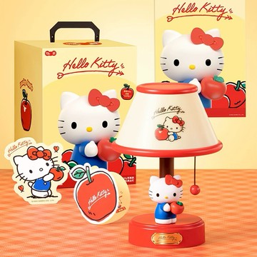 預購【遊戲家】正版授權Hello Kitty 蘋果款小檯燈 夜燈 生日|聖誕 禮物