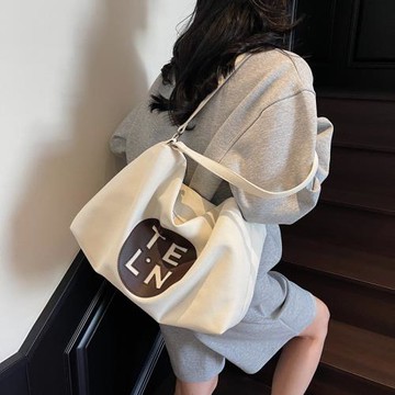 簡約風材料收納袋懷孕記錄冊收納包大容量媽咪包孕婦文件袋資料袋