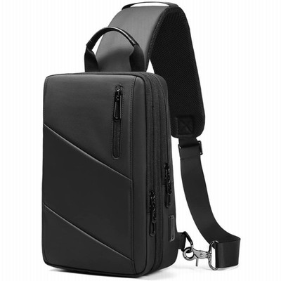 ショルダーバッグ ボディバッグ ワンショルダーバッグ メンズ 大容量 マチ拡張 11インチipad Pro対応 防水 Usbポート付き 左右肩掛け可能 通販 Lineポイント最大get Lineショッピング