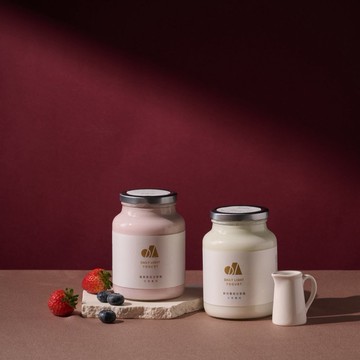 【鮮奶優格】600g 兩入 / 原味 x 莓果口味 / 100%鮮乳製作