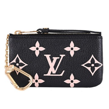 Louis Vuitton LV M80885 Monogram Empreinte 撞色壓花鑰匙零錢包