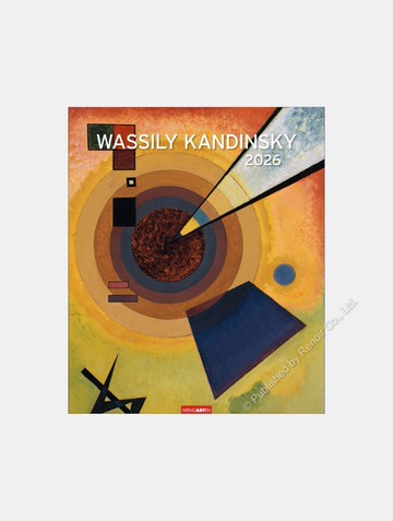 康丁斯基：點、線、面的抽象藝術哲學/2026德國 Weingarten月曆/藝術海報/Wassily Kandinsky