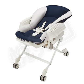 Combi 康貝 Letto 手動安撫餐椅搖床ST款-星河藍【悅兒園婦幼生活館】