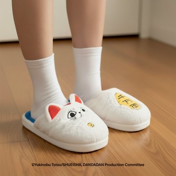 KlassiC. x DAN DA DAN 高速婆婆毛絨拖鞋，親膚絨毛極度舒適，室內溫暖輕鬆穿脫，男女皆可穿