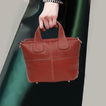 真皮手提小包女2025潮韓版百搭時尚手提包軟皮單肩斜挎小包休閑包