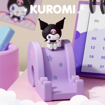 手機支架 正版三麗鷗系列 滑梯手機支架 庫洛米 大耳狗 美樂蒂可愛桌上型擺件 手機架 生日禮物