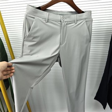 撤柜剪標 淺色超薄系列 男士休閑褲男長褲 男裝夏季薄款彈力褲子