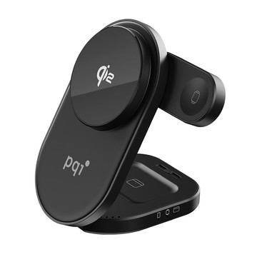 PQI 勁永 qi2 三合一折疊 磁吸無線充電座