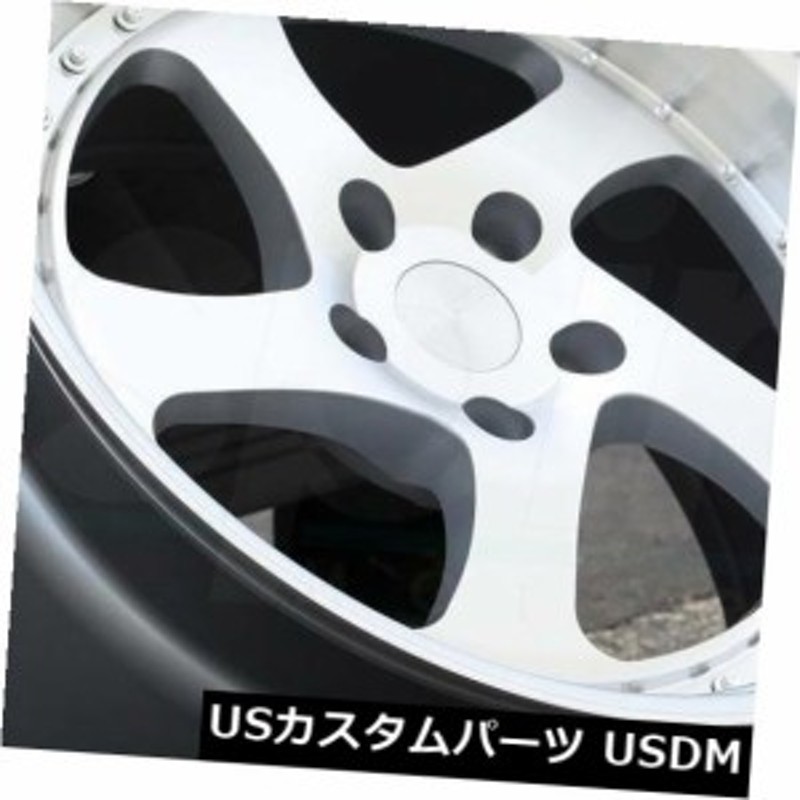 ホイール 4本セット 18x9.5機械加工シルバーホイールESR SR02 SR2