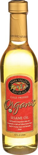 Napa Valley Naturals Cold Pressed Organic Sesame Seed Oil 12.7 fl oz
