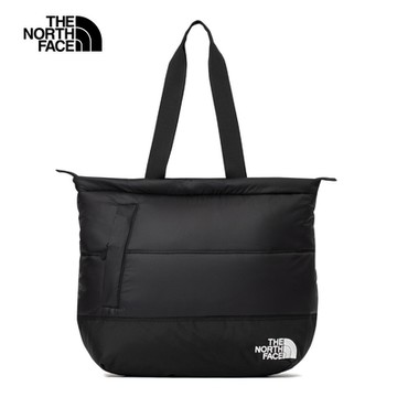 The North Face 官方旗艦 北面男女款黑色品牌LOGO大容量休閒單肩包｜81BU4H0