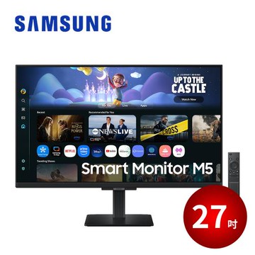 SAMSUNG 27吋智慧聯網螢幕 M5 S27FM500EC