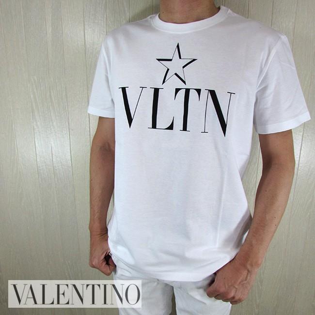 ヴァレンティノ VLTN ロゴプリント Tシャツ カットソー 半袖 プルオーバー